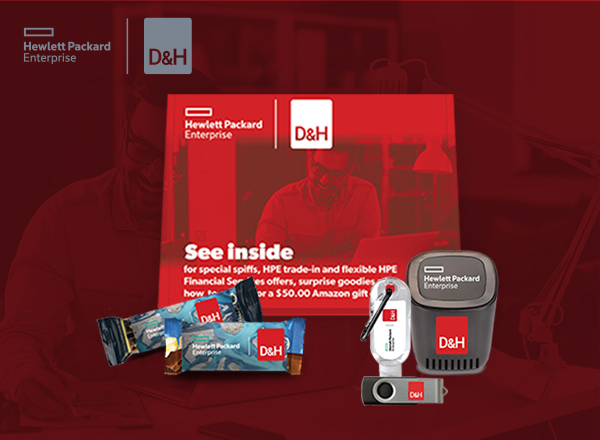 Hewlett Packard Enterprise (HPE) | D&H REDBOX mailer