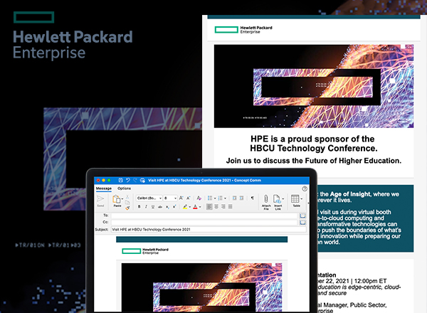 HPE is a proud sponsor of the HBCU Technology Conference Email